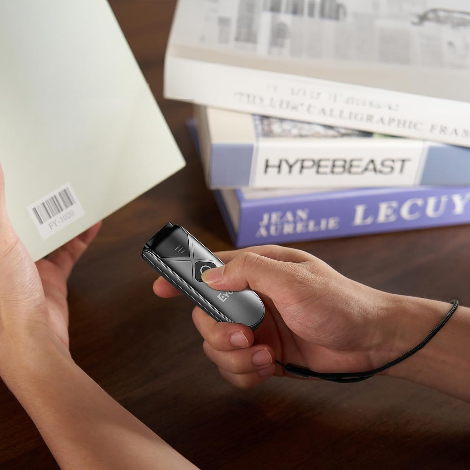 Portable Mini Bluetooth 2D&1D Barcode Scanner Wireless | 2.4G Wireless/Blueto...