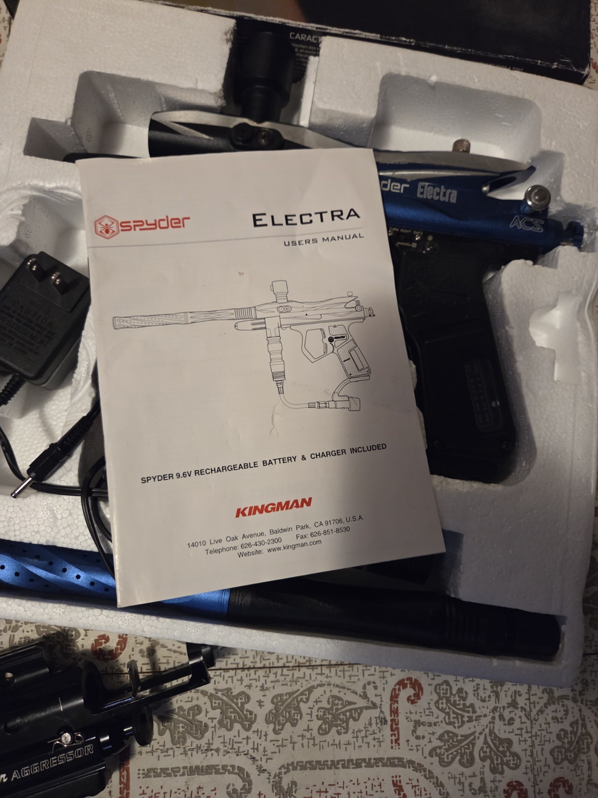 Tippmann 98 Custom Paintball Marker, 2 Spyders As Is Untested