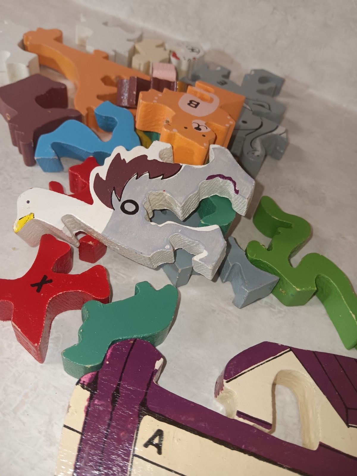 Vtg Noah's Ark Wooden Puzzle REPLACEMENT Piece(s) MSR Imports 1996