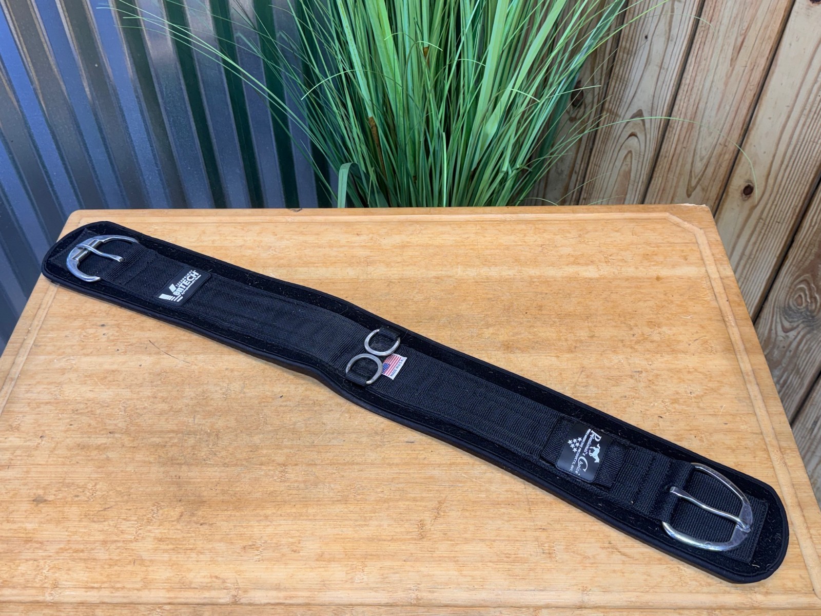 PROFESSIONAL'S CHOICE Ventech Black Neoprene Western Horse Cinch Girth ~36"