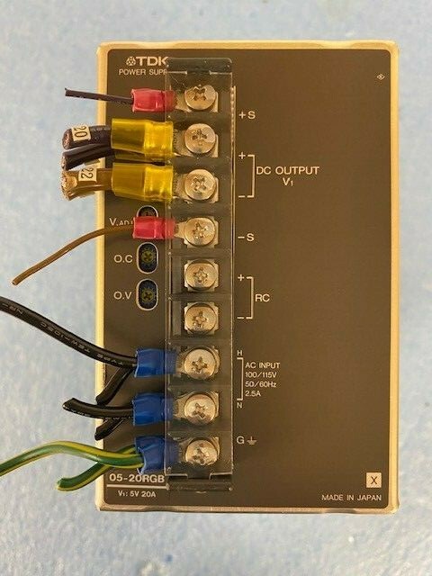 TDK RM05-20RGB 5V 20A DC POWER SUPPLY 100-115V INPUT