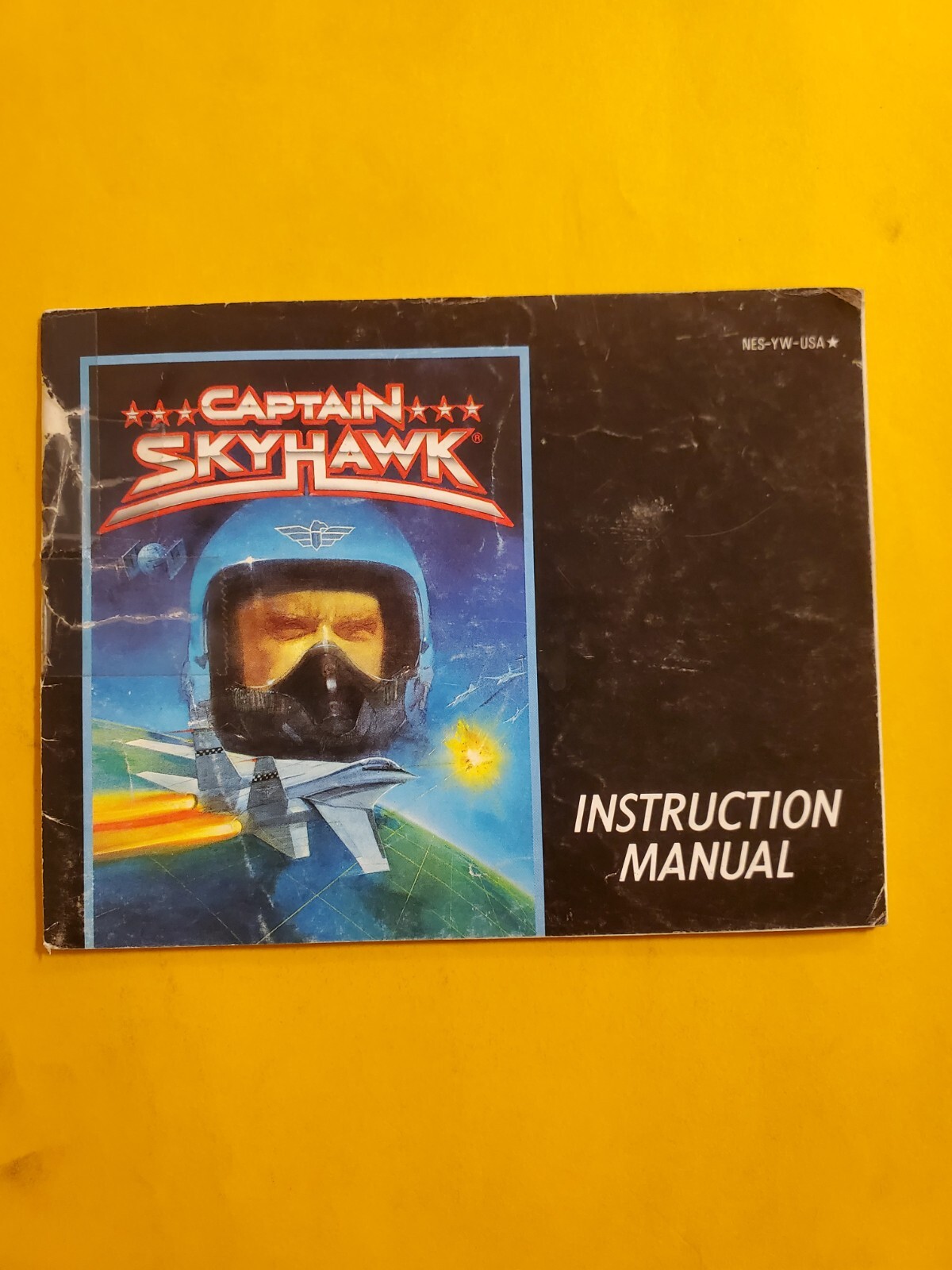 Captain Skyhawk Authentic Original NES Nintendo Manual Only