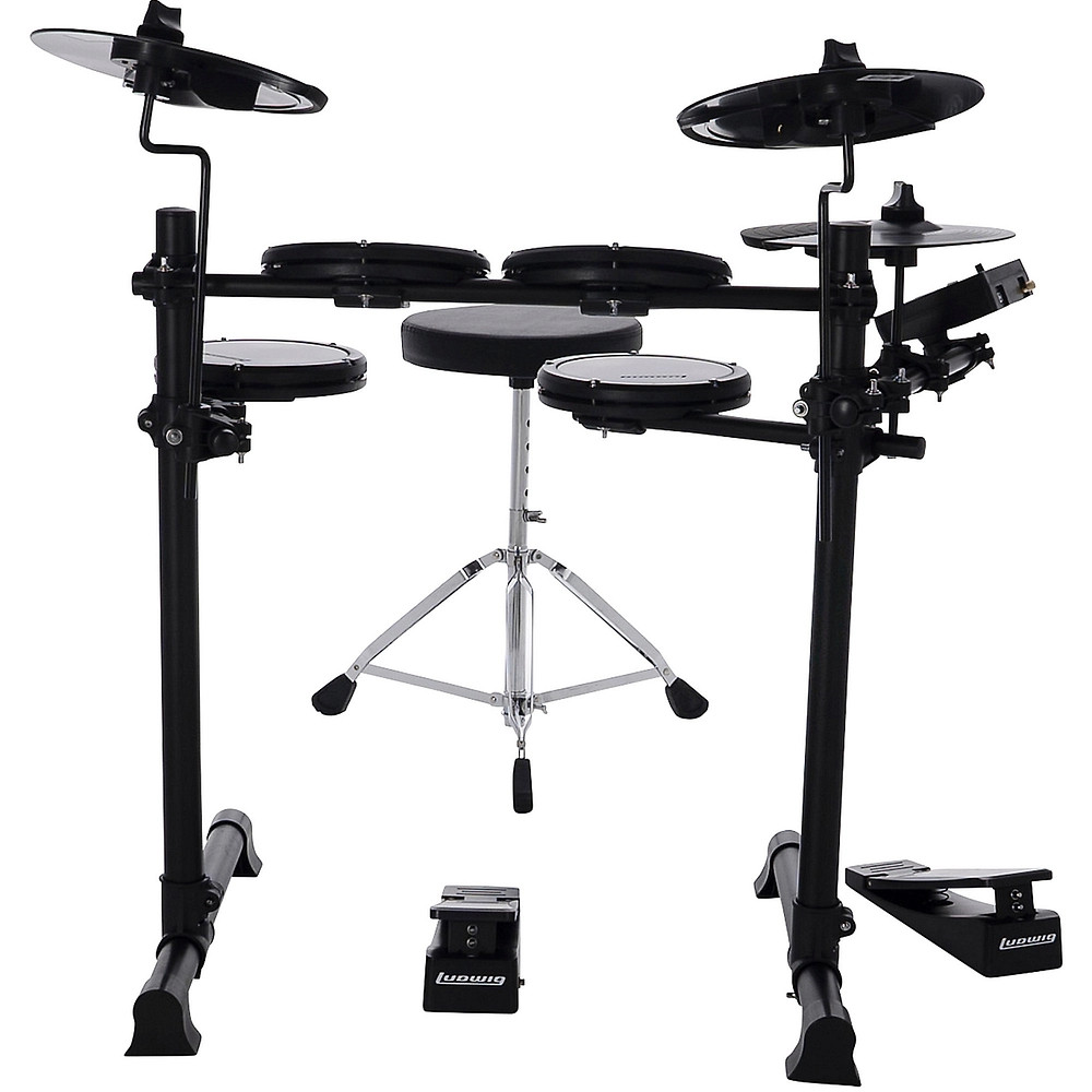 Ludwig Edge LED101 8Piece Electronic Drum Set