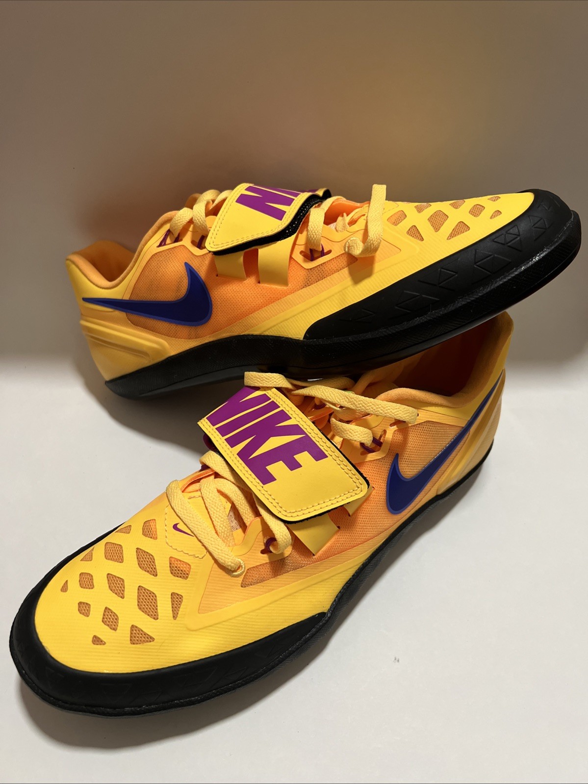 Nike Zoom Rotational 6 Throwing Shoes Citron Pulse Indigo Mens Size 9 FZ9606-800