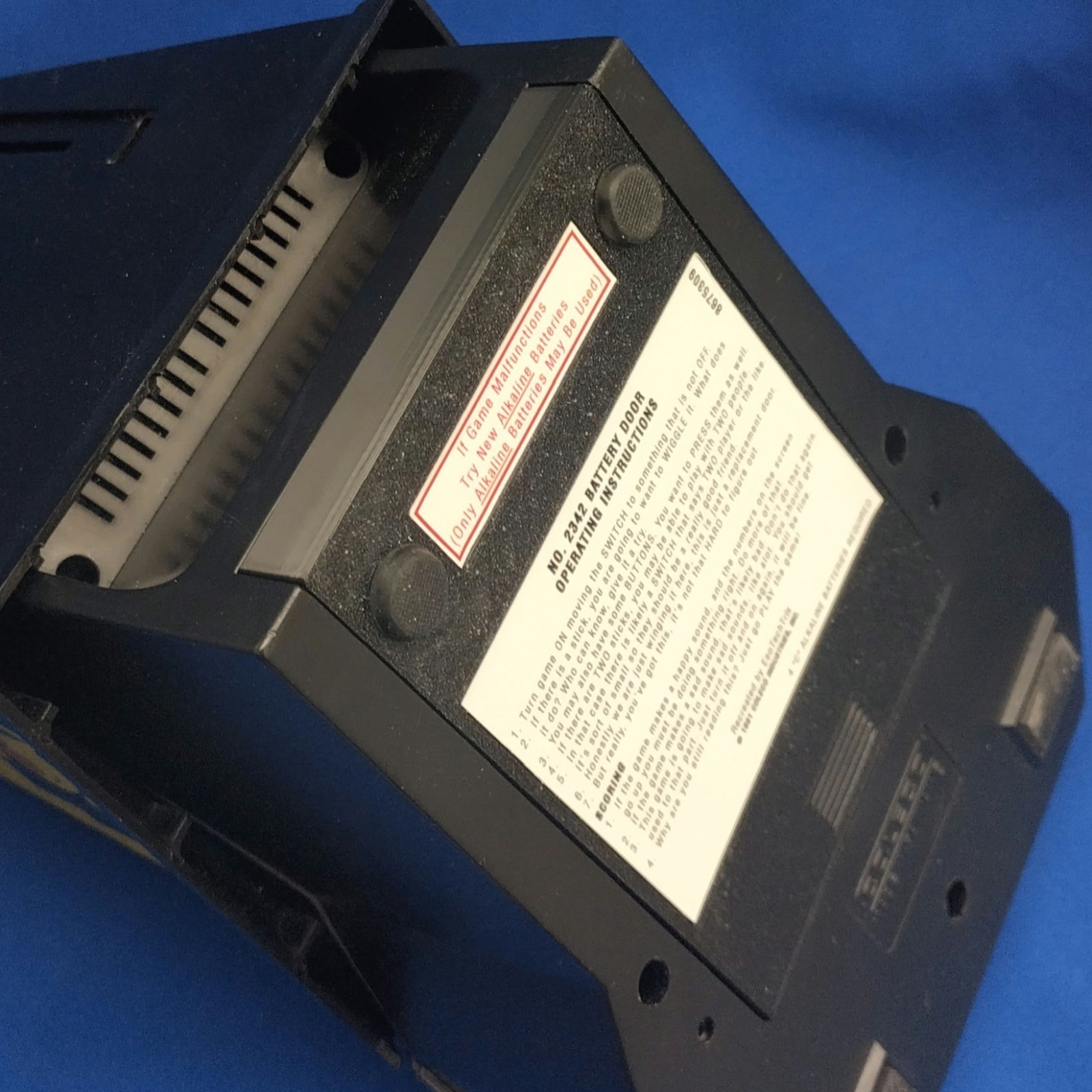 Deluxe Battery Door Replacement for Coleco Tabletop Mini Arcade