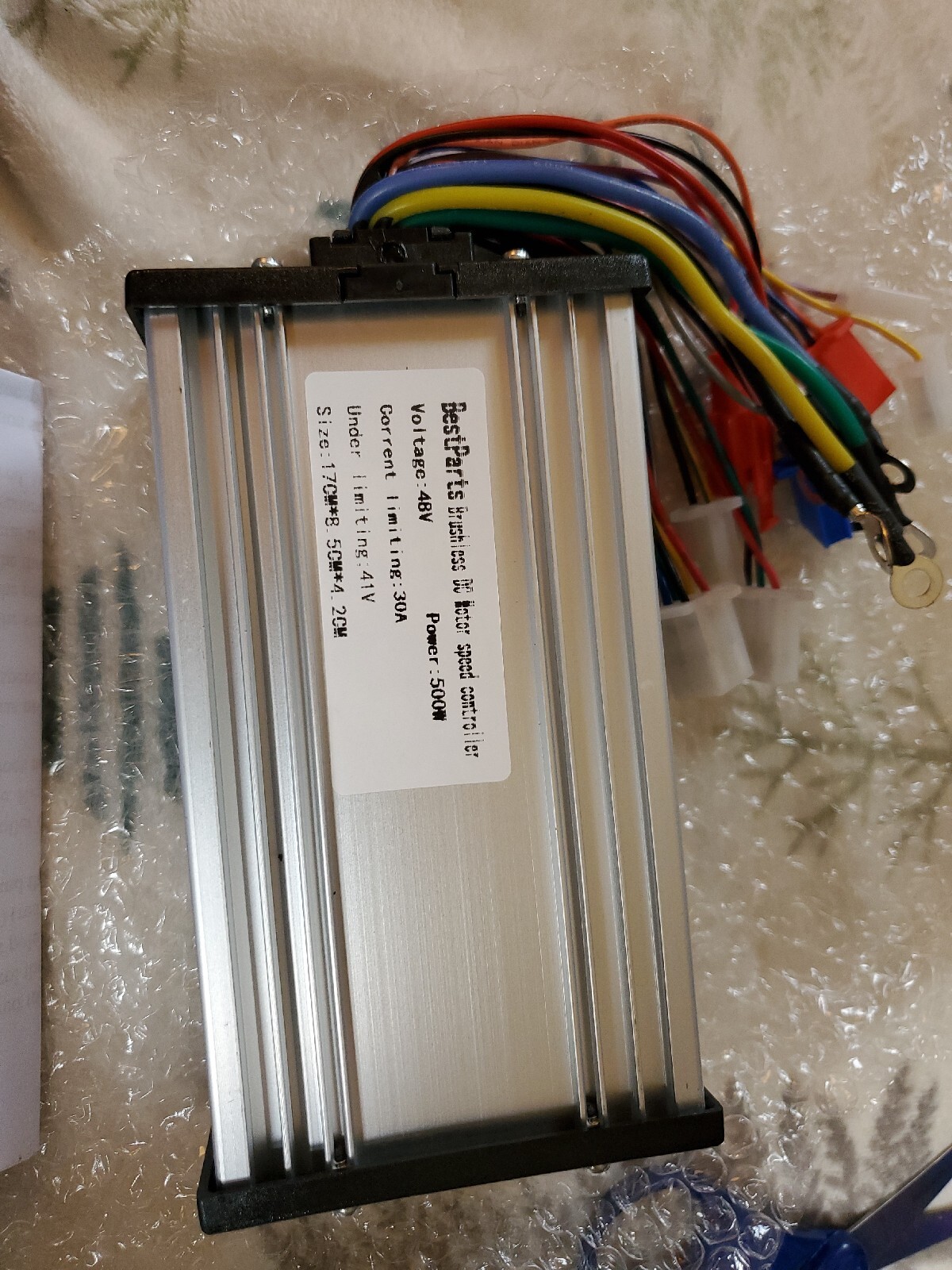 48V 500W Electric Bicycle E-bike Scooter Brushless DC Motor Speed Controller