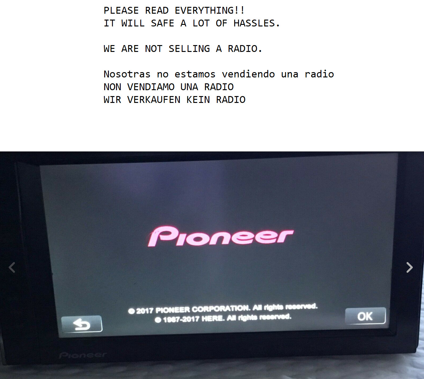 2017 MAPS & POIs FOR PIONEER AVIC-Z110BT PIONEER AVIC-Z120BT SOFTWARE VER. 7.0