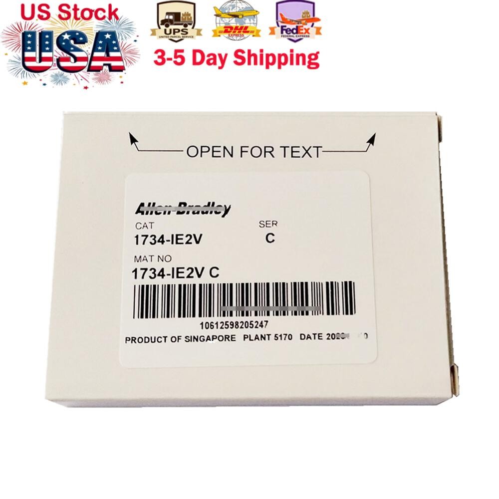 1734-IE2V AB I/O 2 Point Analog Input Module 1734IE2V Factory Sealed US Free Tax