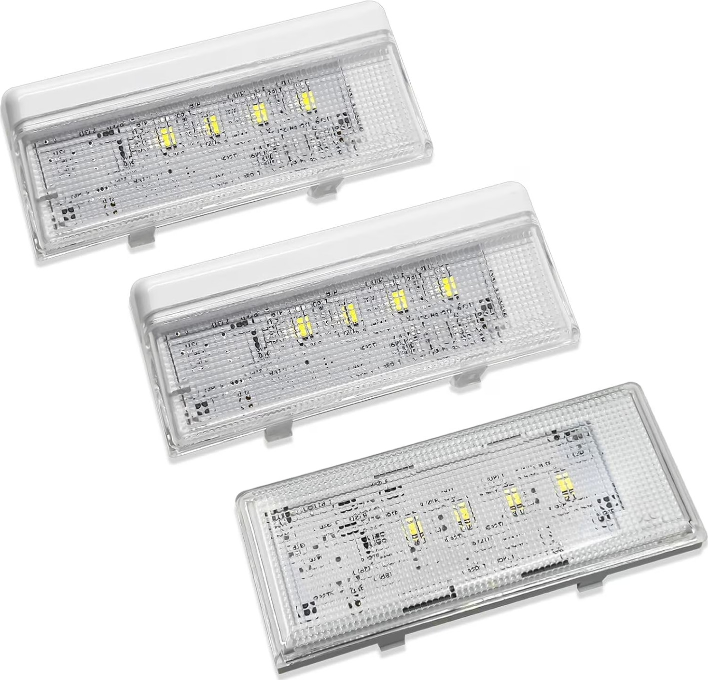 Whirlpool WRS325FDAW04 OEM Compatible Refrigerator LED Light Set
