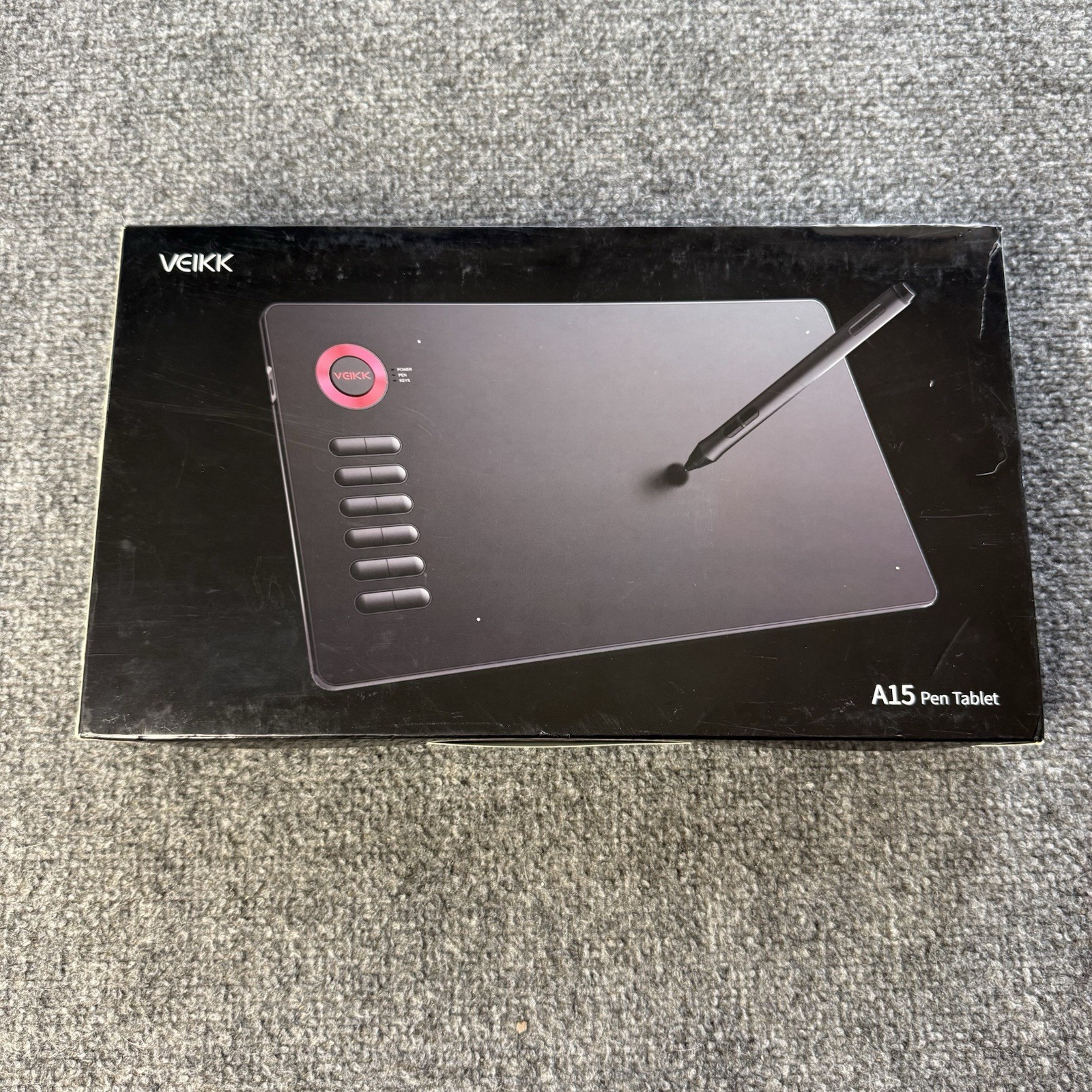 VEIKK A15 Graphics Drawing Tablet 10 x 6 Inch Digital Drawing Tablet - Open Box