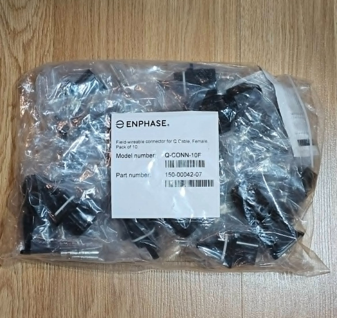 10 Pack Enphase Q-CONN-10F Q-Cable Field Wireable FEMALE Connector Kits NEW!