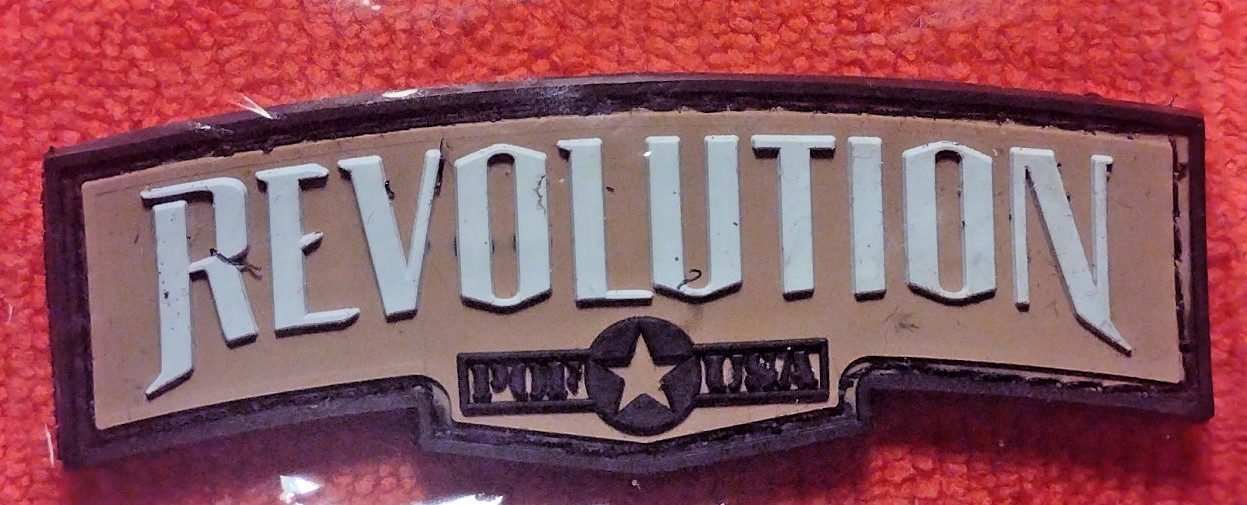 REVOLUTION POF USA Tactical Morale Patch SHOT-SHOW 2025 PVC H&L NIP