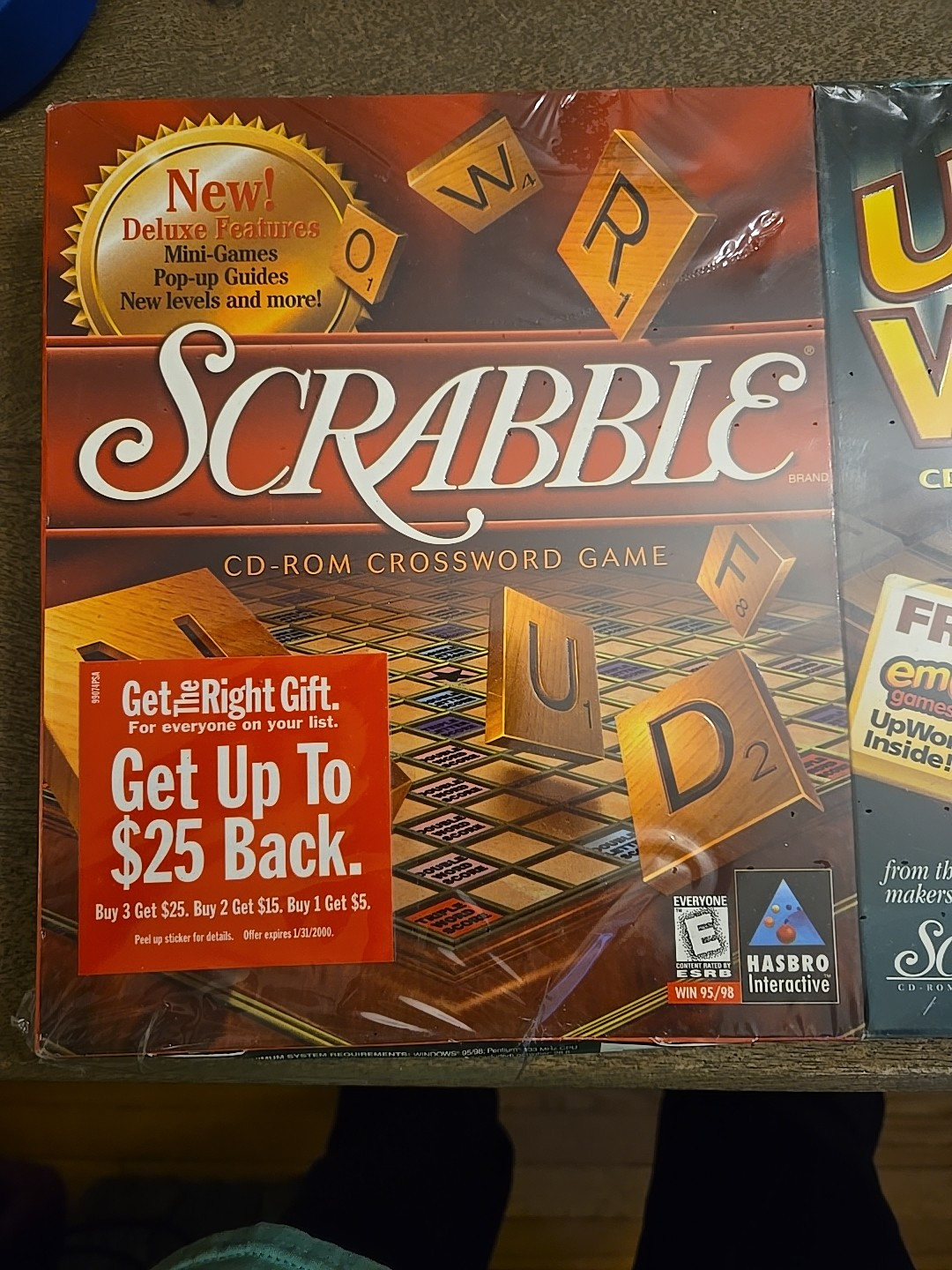 Up Words & Scrabble Hasbro Interactive PC CD ROM Game Windows 95/98 See All Pics