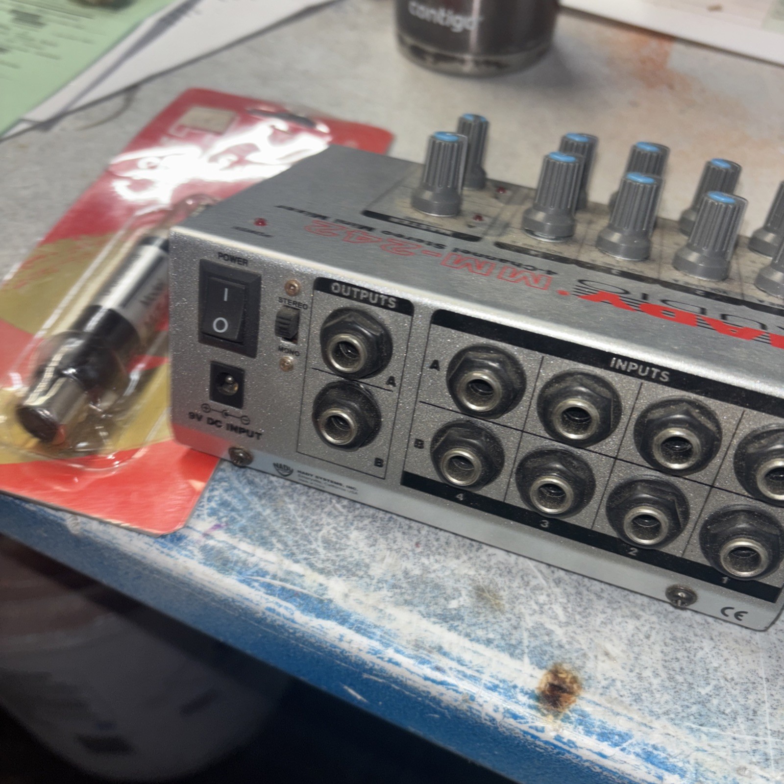 Nady MM-242 4-Channel Stereo Mini Mixer READ