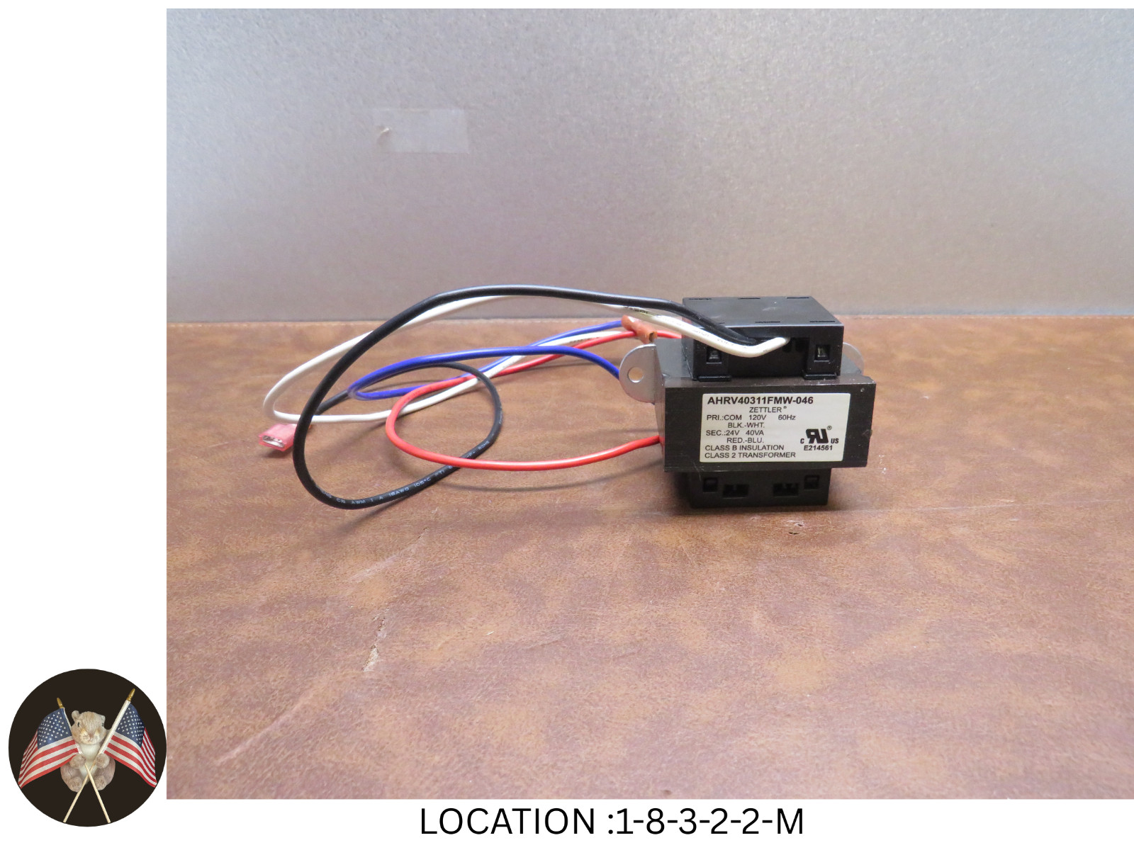 AHRV40311FMW-046  CARRIER CLASS 2 TRANSFORMER - NOT USED    :LOC: 1-8-3-2-2