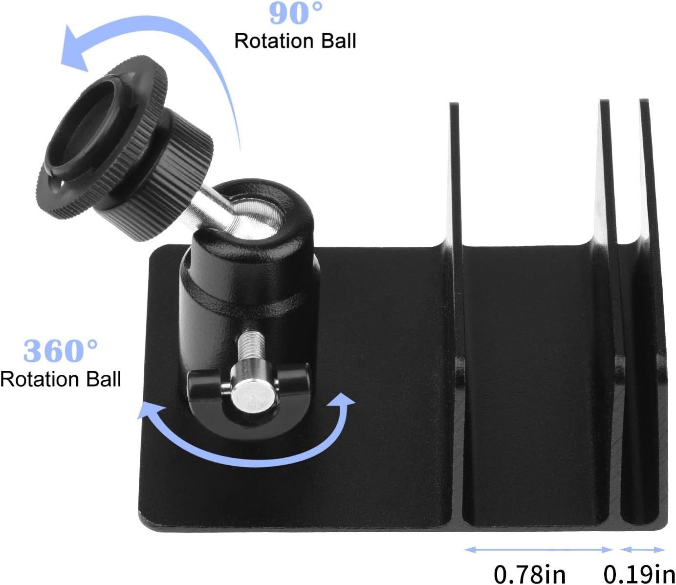 Adjustable Gutter Mount Bracket for Blink Outdoor 3rd/4th Gen Cameras, 2 Pack