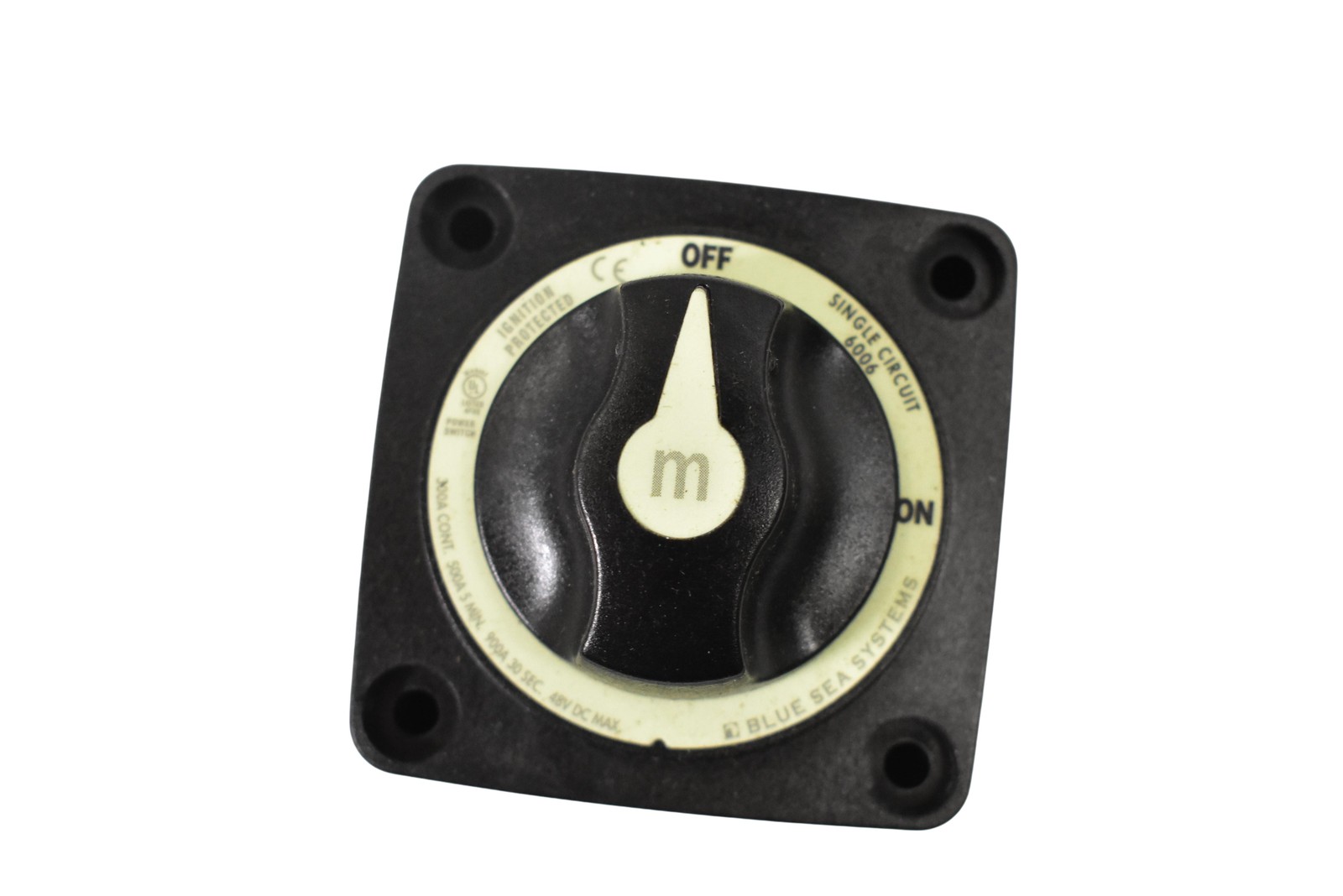 Blue Sea Systems 6006 BCD Rotary Switch 6006200 Black 251-300A DC Marine