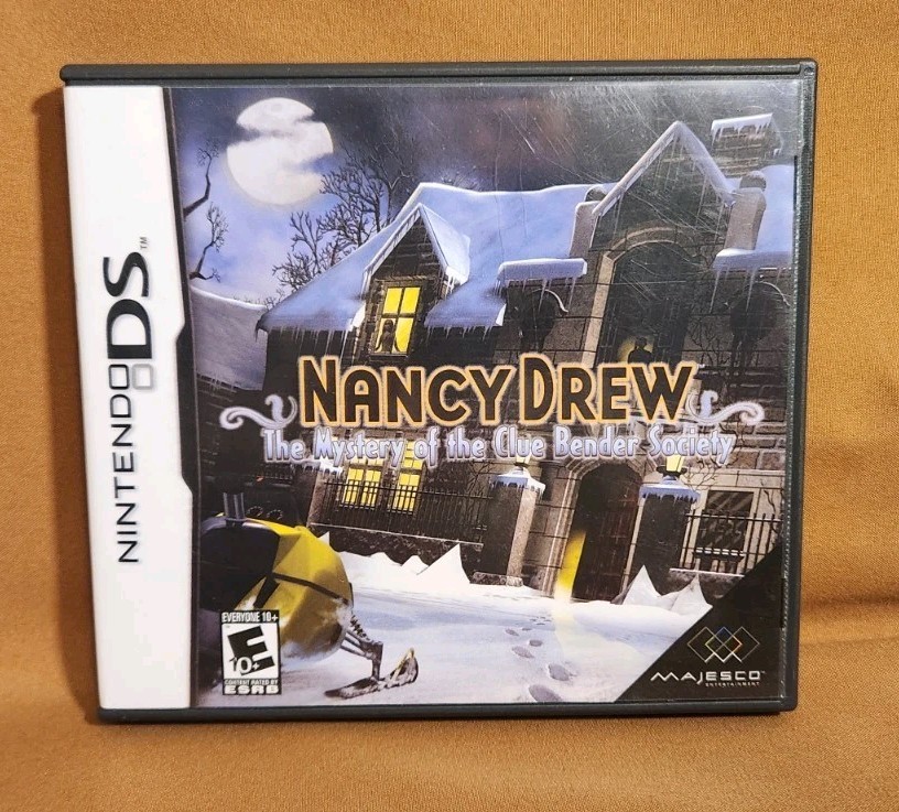 Nancy Drew the Mystery of the Clue Bender Soc.| Nintendo DS | NO GAME |Case Only