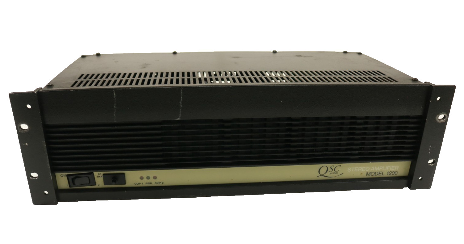 QSC Model 1200 2-Channel Power Amplifier