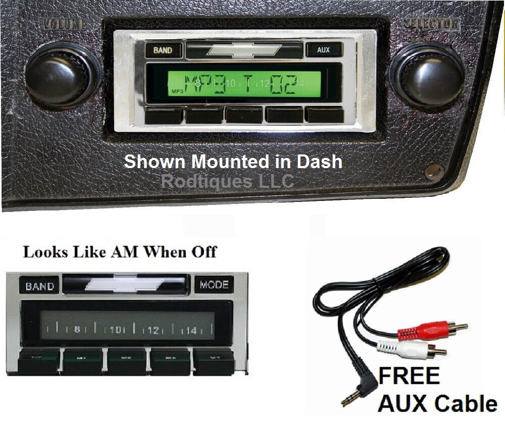 1973-1986 Chevy Truck  Radio w/ Free AUX Cable Included Stereo 230