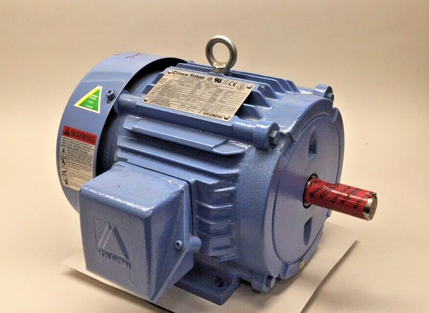 Hyundai HHI3-18-182T Crown Triton Motor 3hp 3ph 230/460V 1760rpm HKS182SR235N