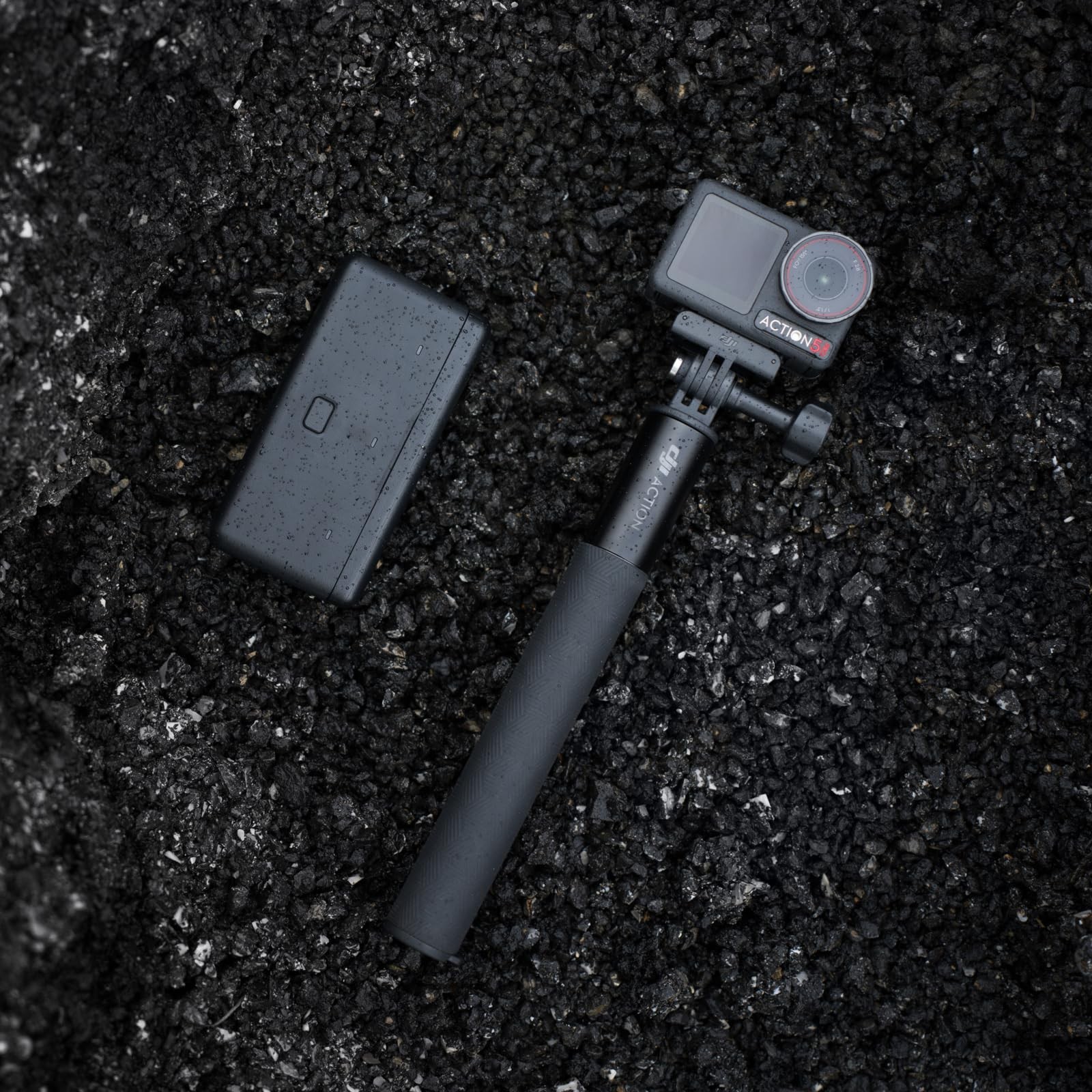 DJI Osmo Action 5 Pro Adventure Combo, Waterproof Camera with black