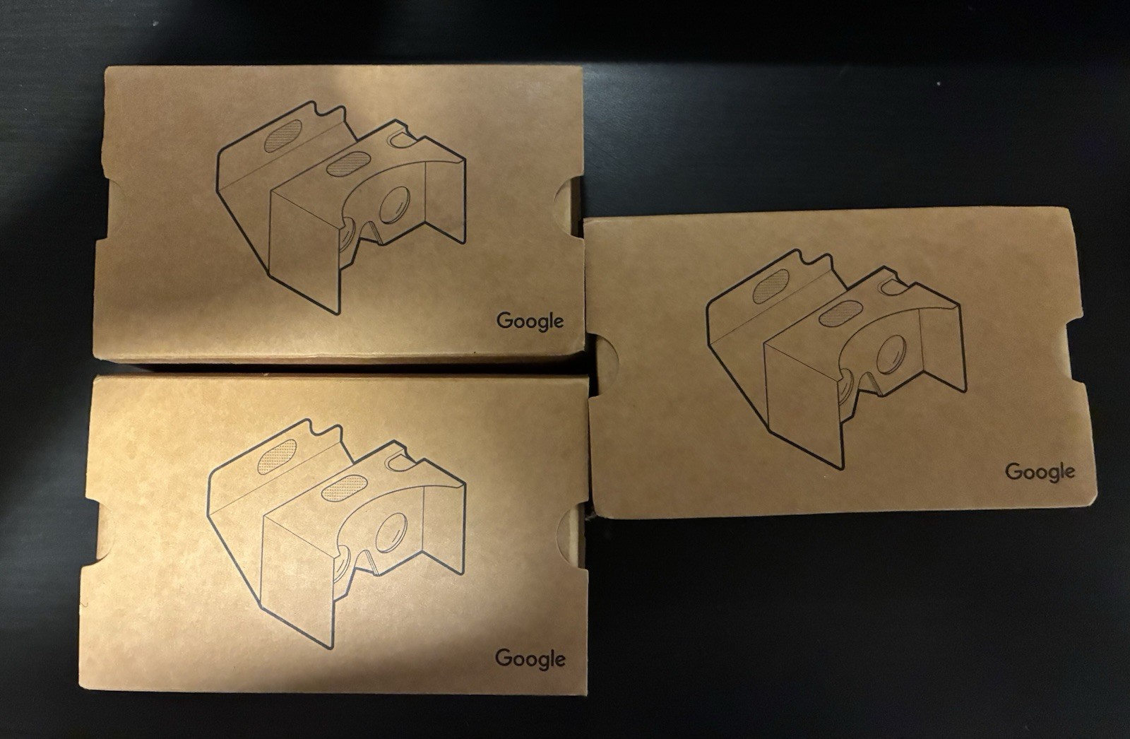 Cardboard 3D VR Virtual Reality Google Headset Movie Games Glasses Lot Of 3