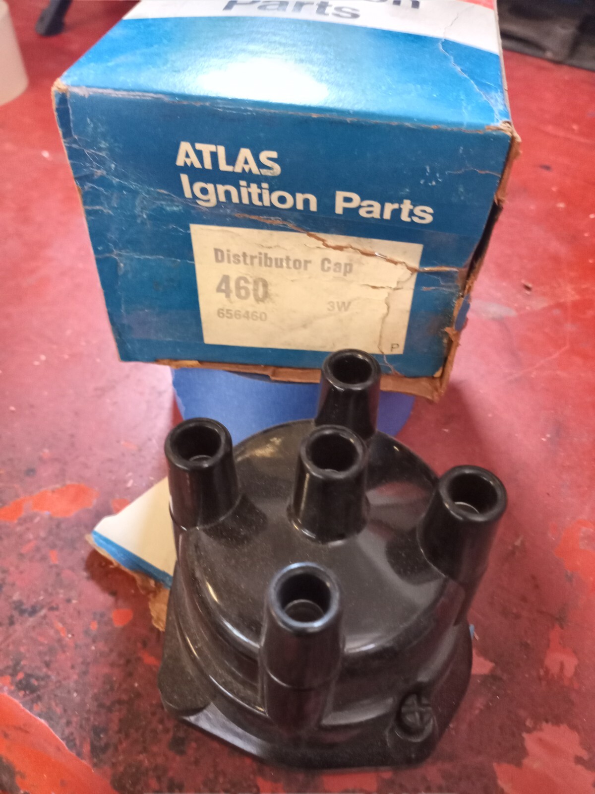 NOS Atlas Distributor Cap Ford, Chevy, AMC, BuickCord Lot # 127