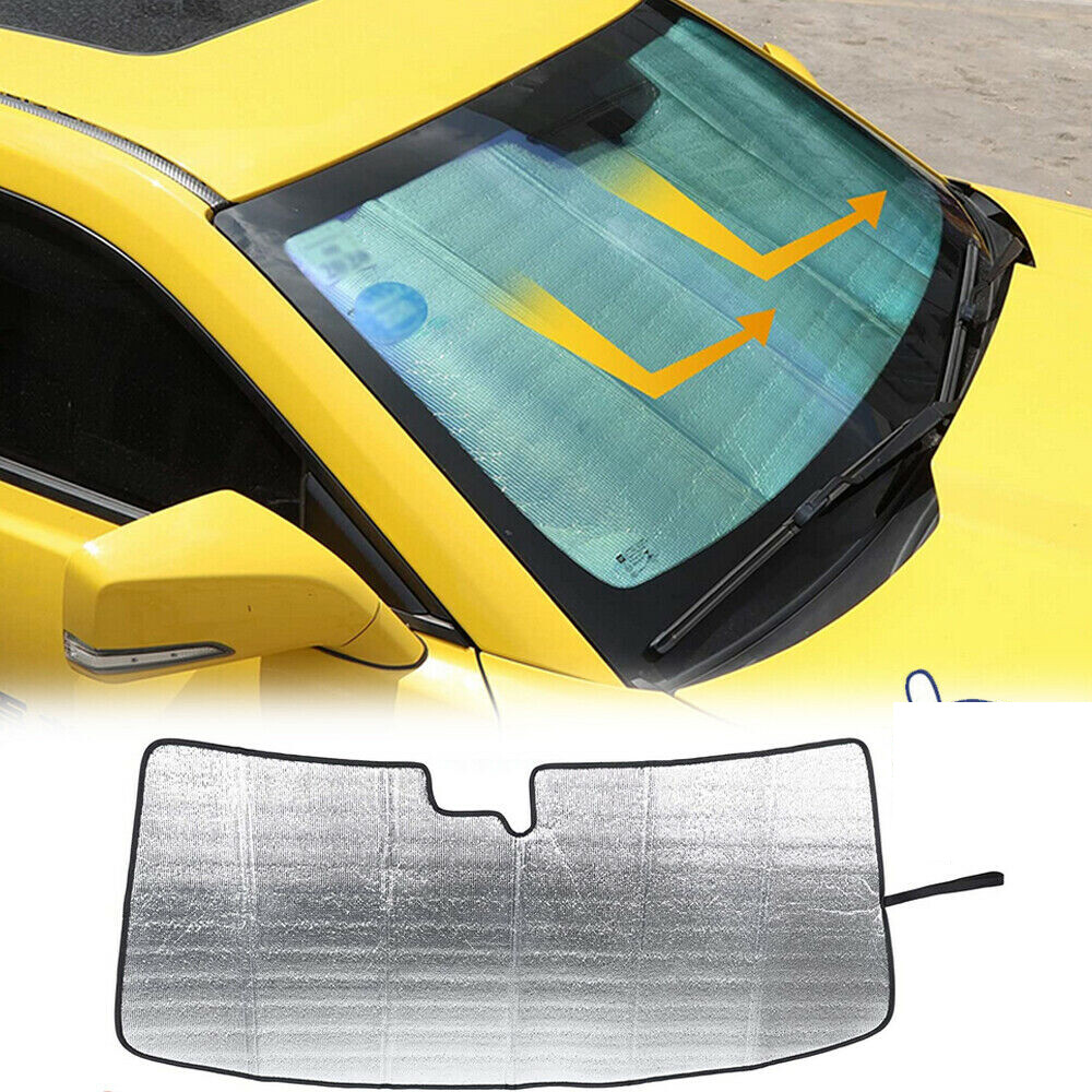 Windshield Sun Shade Front Window Shade Sun Visor UV Block for Camaro 2010-2015