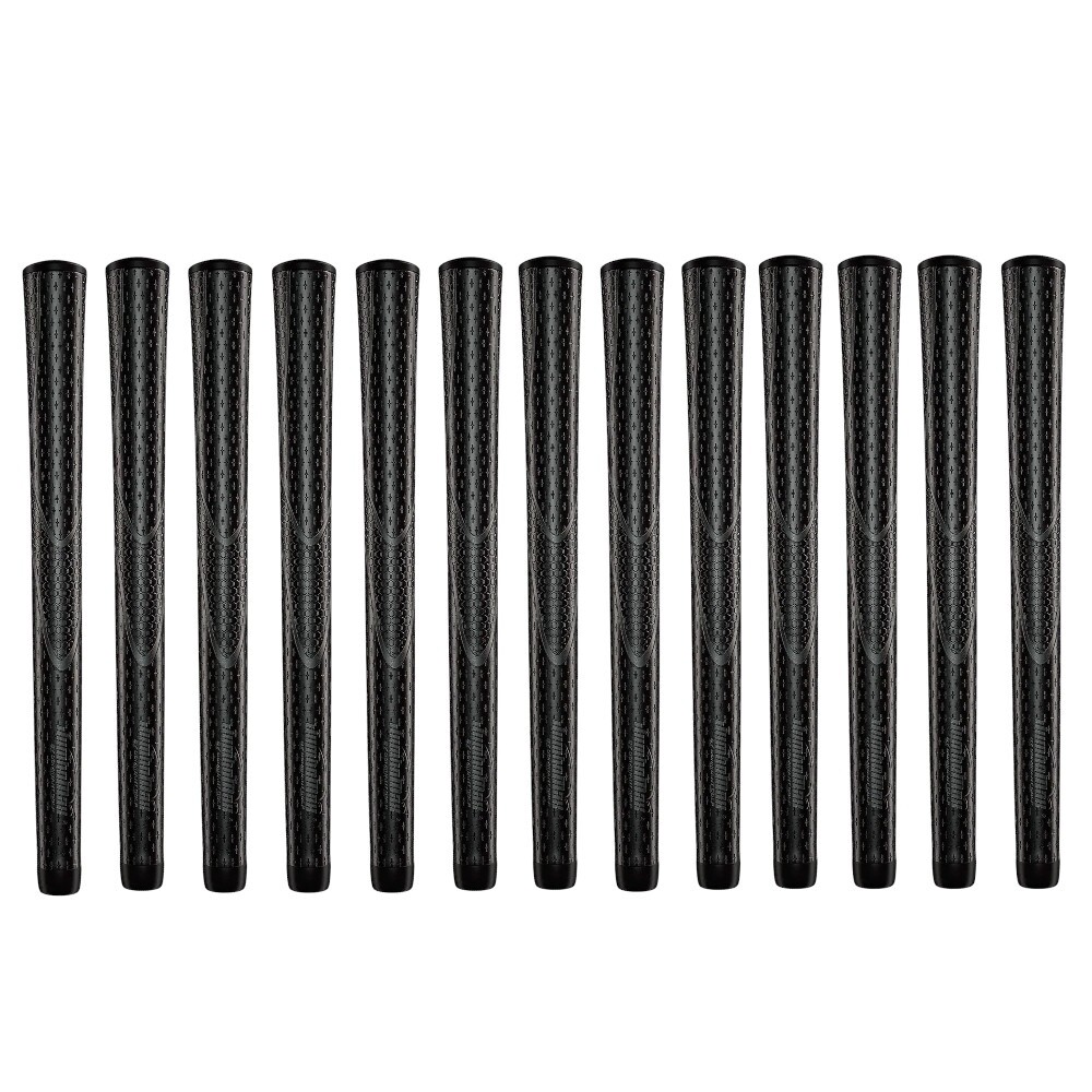 Set of 13 Jumbomax Tour Series Black Out Golf Grips Choose Size Brand New
