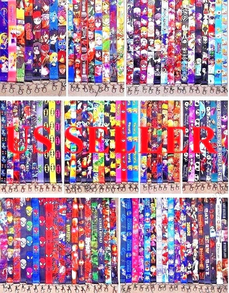 Buy 1, get 1 Free! Anime Cartoon Japanese Fashion Neck Lanyard ID Design