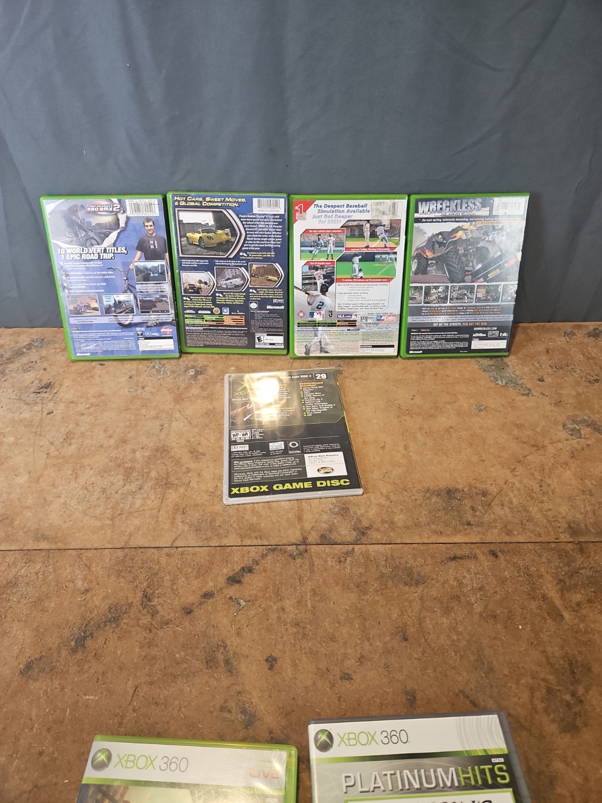 XBOX Game Cases No Games