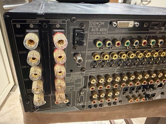 DENON AVR 4806 RECEIVER fully functional . MADE IN JAPAN !