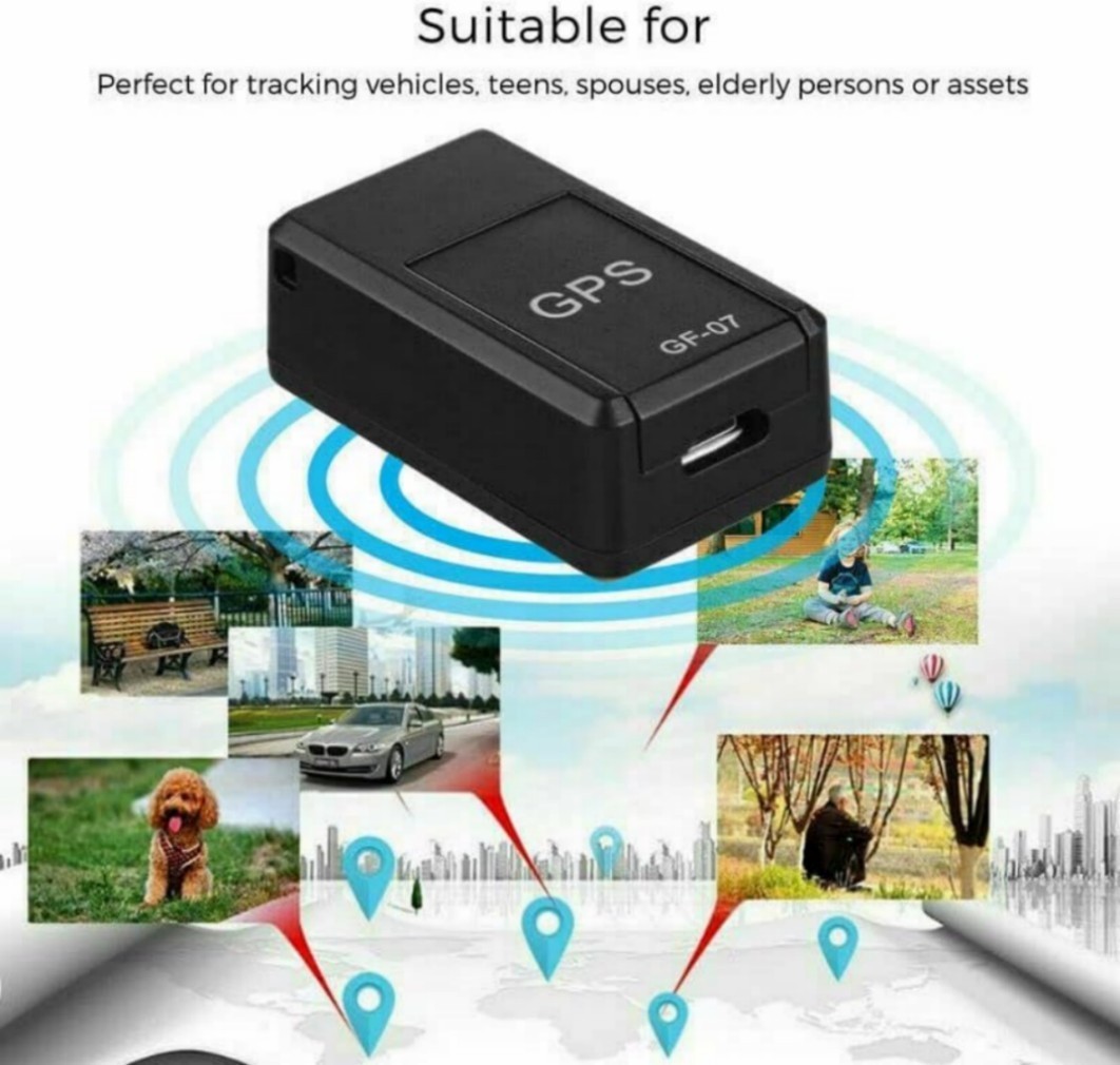 Magnetic GF07 GPS Tracker for Vehicles,Mini Magnetic GPS Real time Car Locator*2