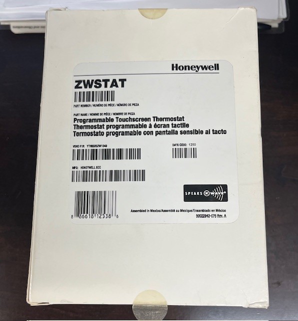 Honeywell ZWSTAT Z wave Thermostat NEW