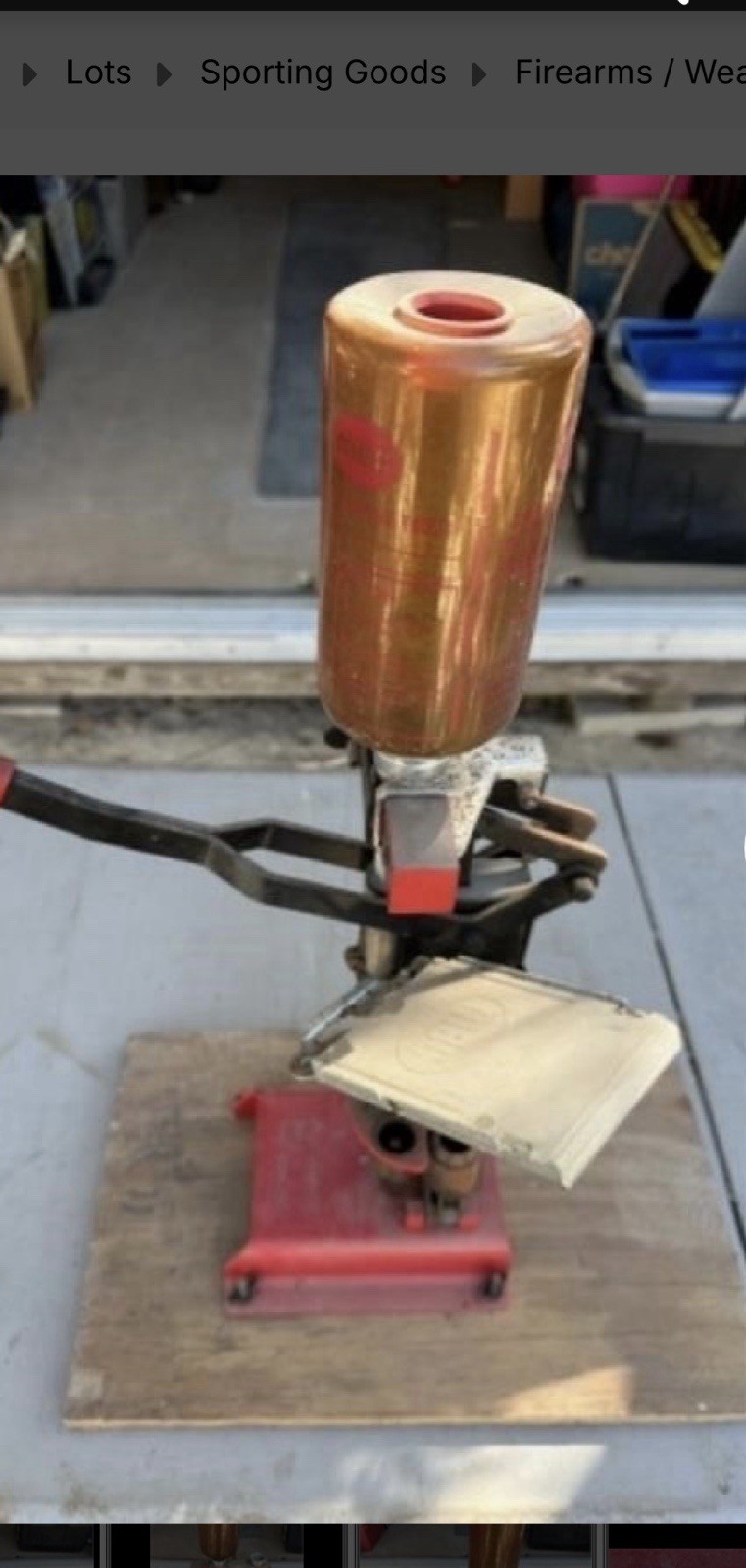 mec shotgun shell reloader model SM82