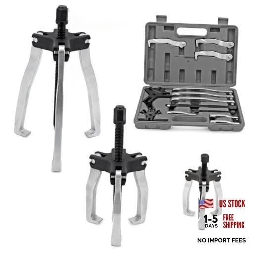 Gear Puller Set, 2T 5T and 5T Wide-Spread - Heavy Duty CR-V Steel 2 & 2T&5T&5L