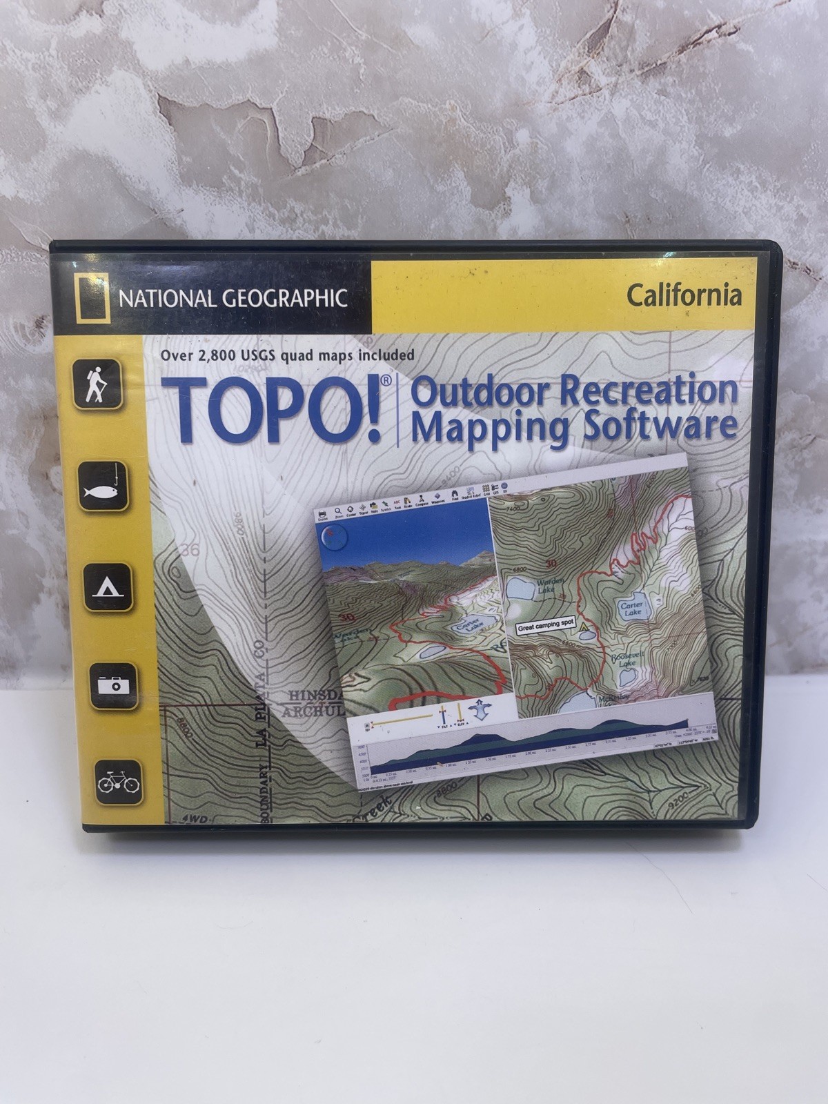 National Geographic TOPO! California Seamless USGS Topographic Maps On 10 CDs