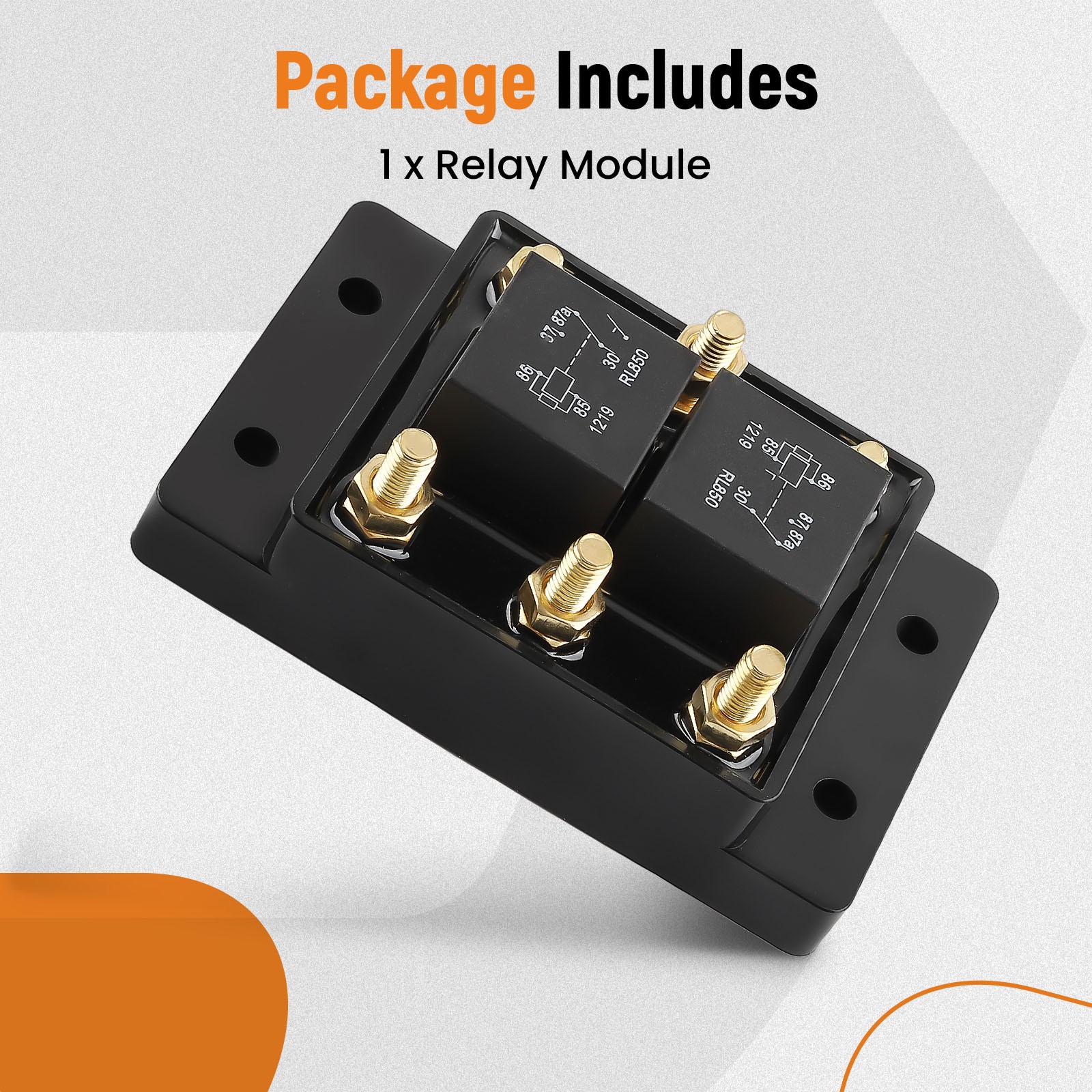 Forward + Reverse Relay Module 6 Terminal for Tarp and Winch Motor Snow Plow