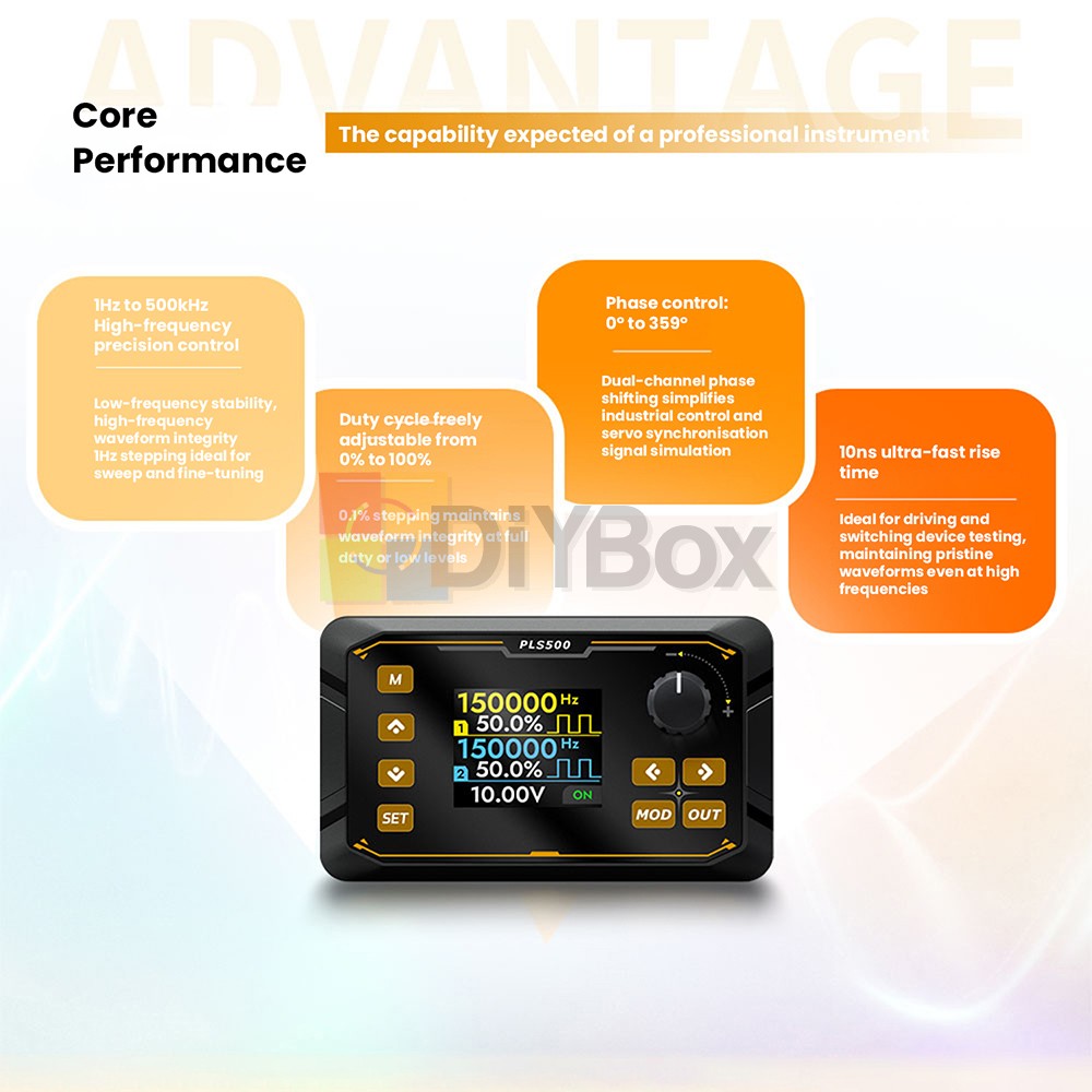 Signal Generator Module 2CH Adjustable Dead zone PWM Pulse Frequency Duty Cycle