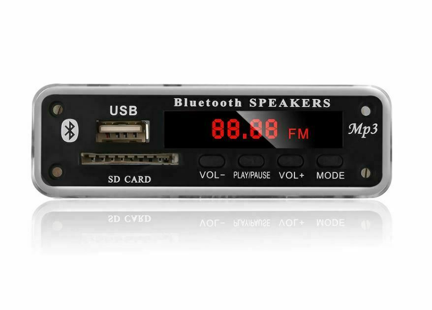 Universal Mini Car 12v MP3 Player / FM Radio with Bluetooth & Remote Control