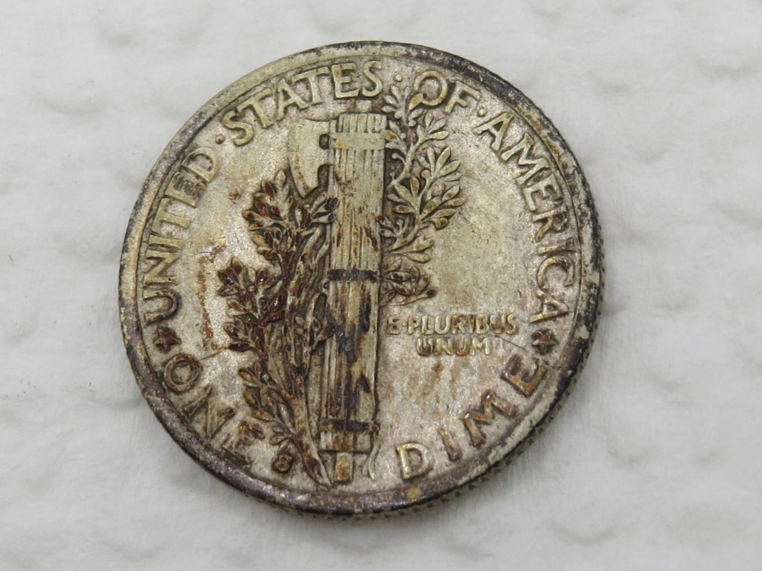 1929 S Mercury Dime - VF+ - 90% Silver 10 Cent US Coin - Better Date