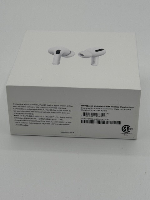 Original Apple AirPods Pro 2nd Gen BOX ONLY + Inserts & Silicone Tips