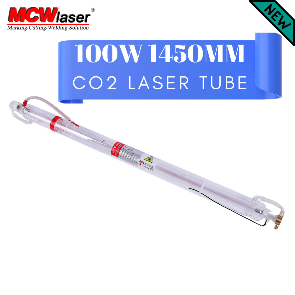 MCWlaser 100W CO2 Laser Tube 145cm For Laser Engraving Cutting engraver US