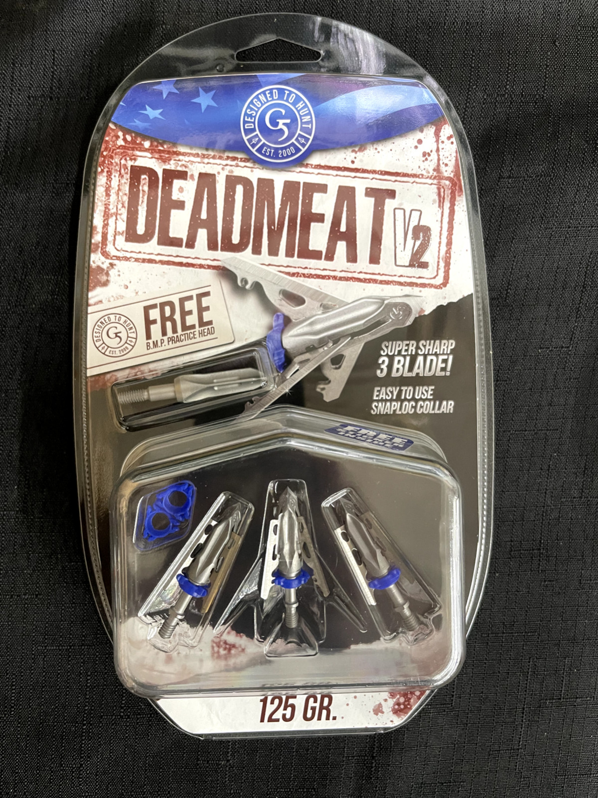 G5 Deadmeat V2 125 Grain 3 Blade Expandable 3 Pack BRAND NEW