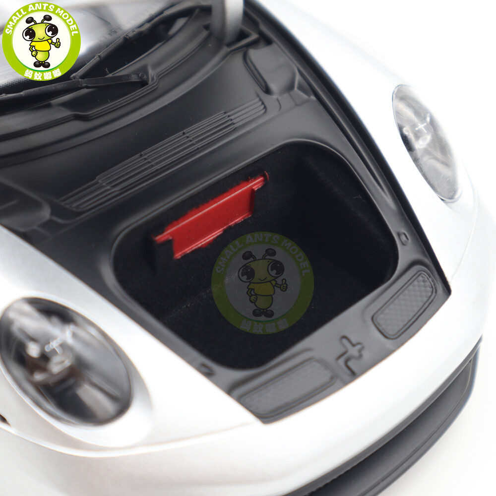 1/18 Porsche 911 992 GT3 2021 Norev 187317 Silver Black Strips Diecast Model Car