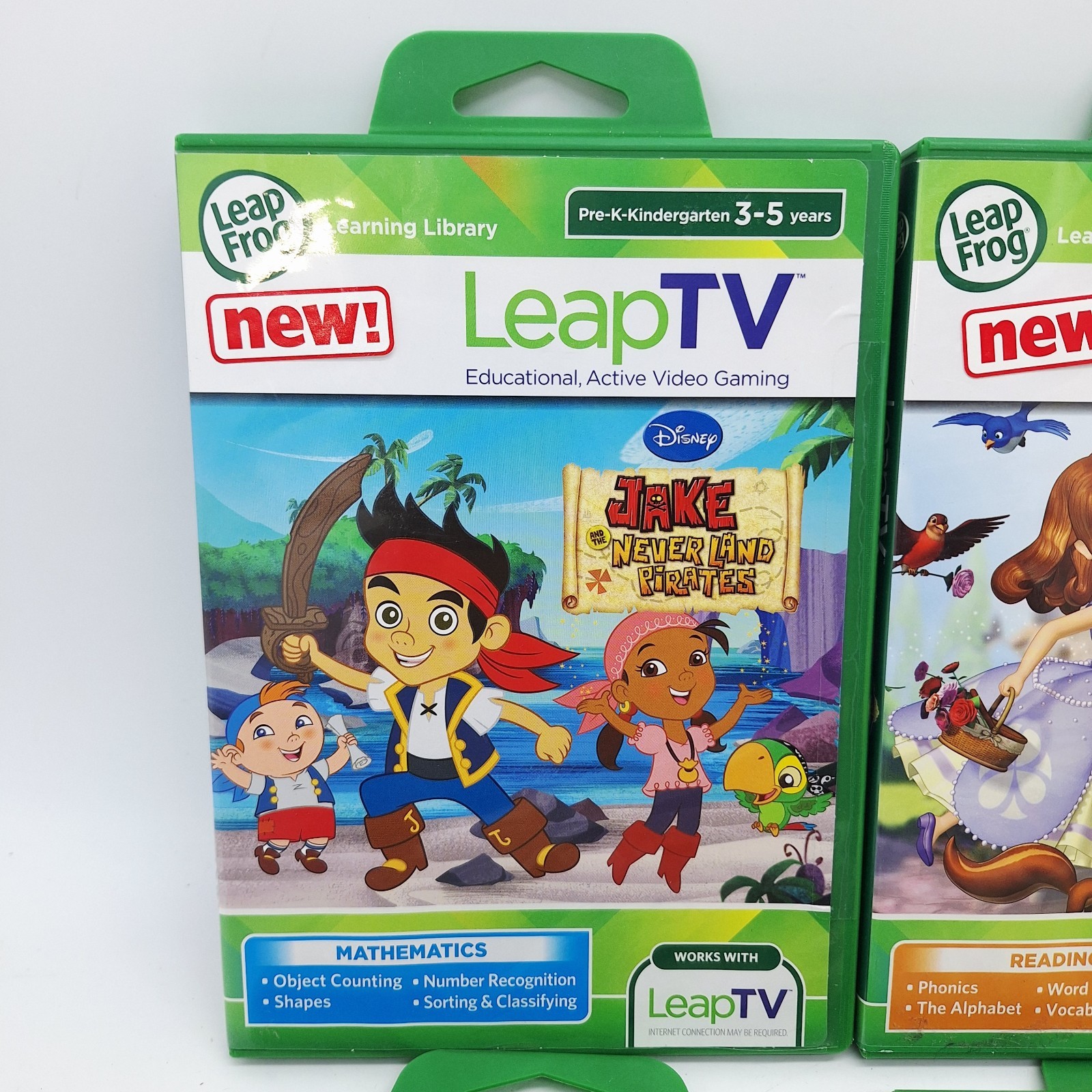 Lot Of 6 Leap Frog Tv Educational Gaming Games All Complete In Cases And Working