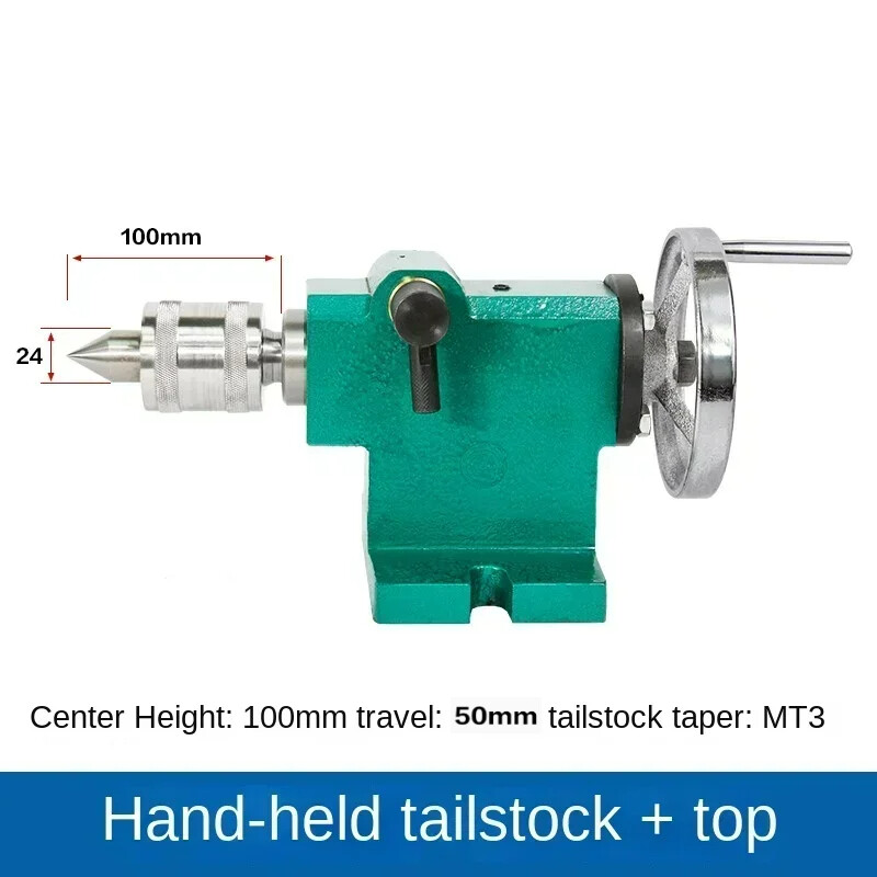 Lathe Tailstock Ejector Pin Hand-cranked Tailstock and Tailstock Assembly