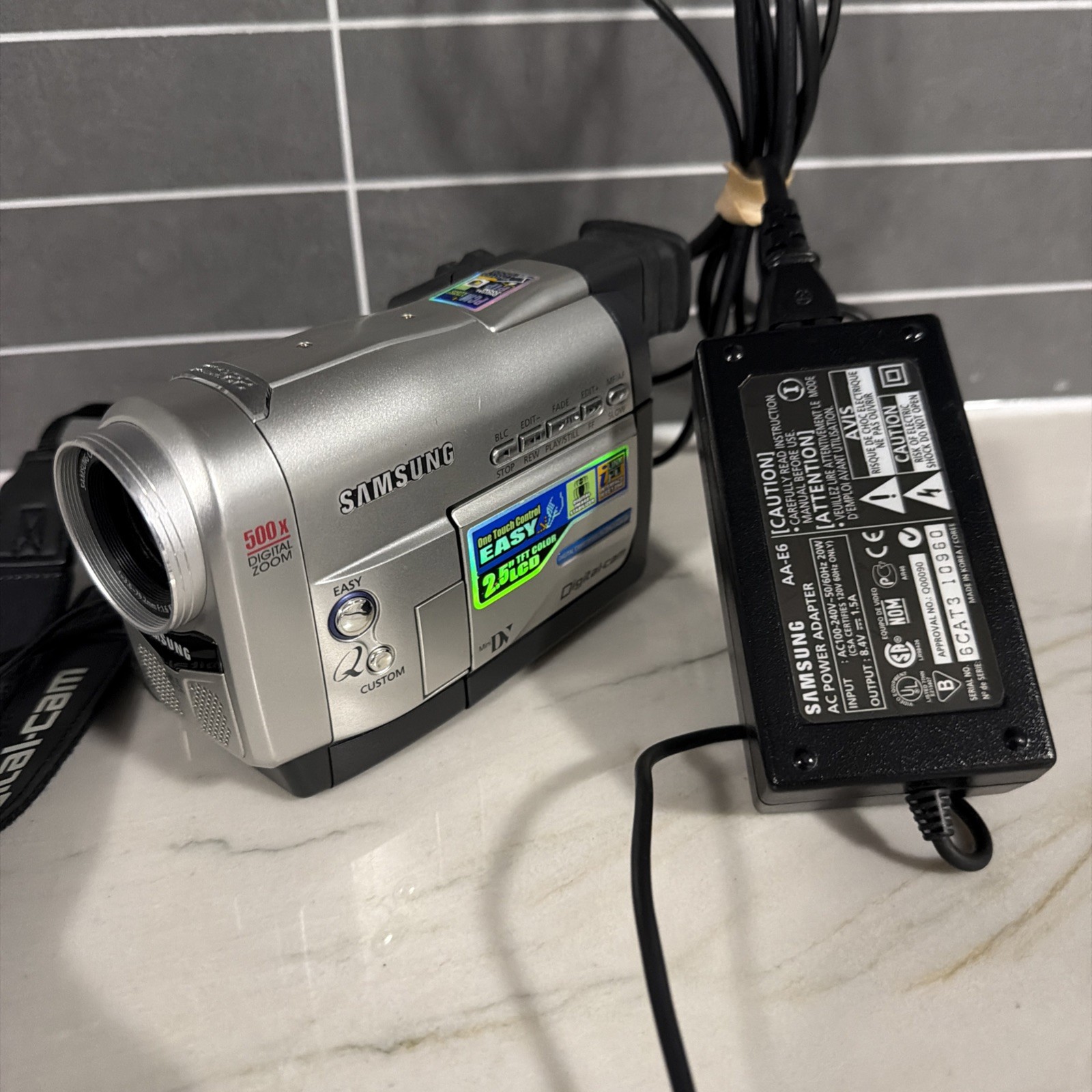 Samsung SCD67 MiniDV Camcorder Used