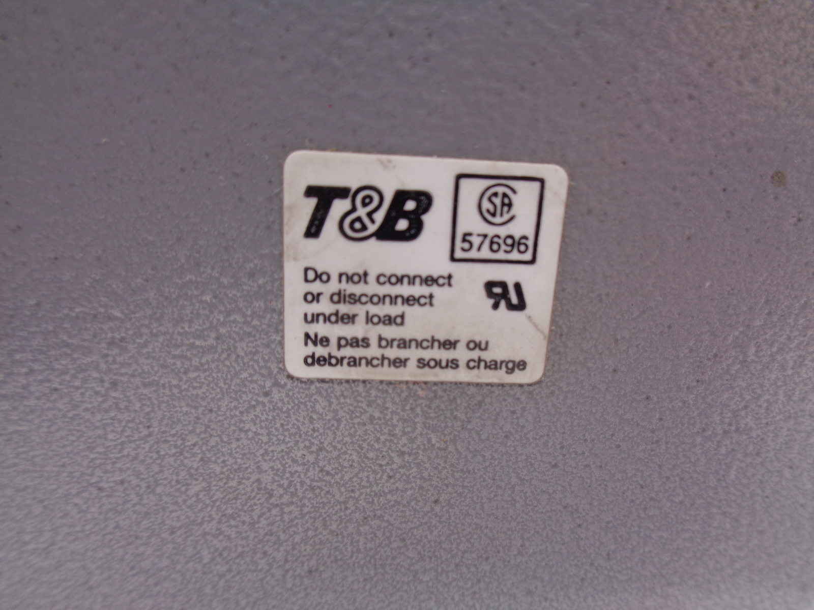 THOMAS & BETTS 57696 CONNECTOR NSNP